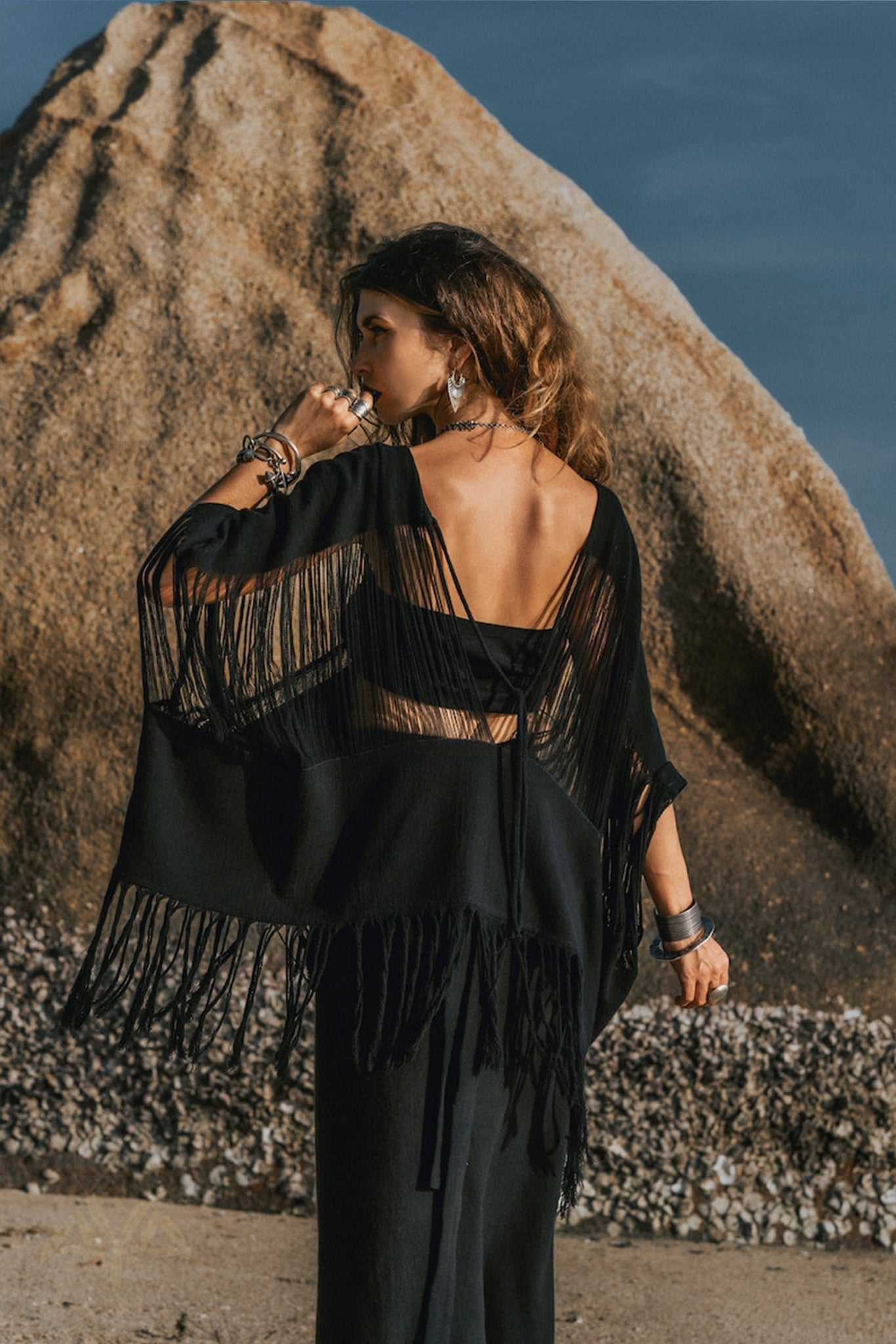 Hand Loomed Cotton Blouse • Bohemian Top Women • Boho Top - AYA SW IDR