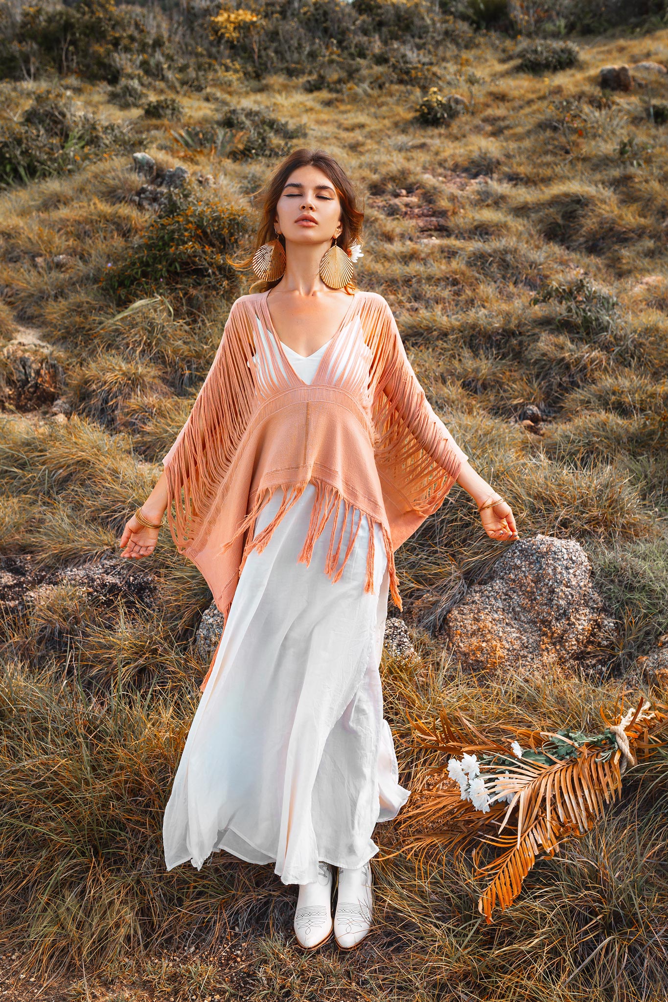 Hand Loomed Cotton Blouse • Boho Top Women • Bohemian Top - AYA SW IDR