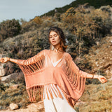 Hand Loomed Cotton Blouse • Boho Top Women • Bohemian Top - AYA SW IDR