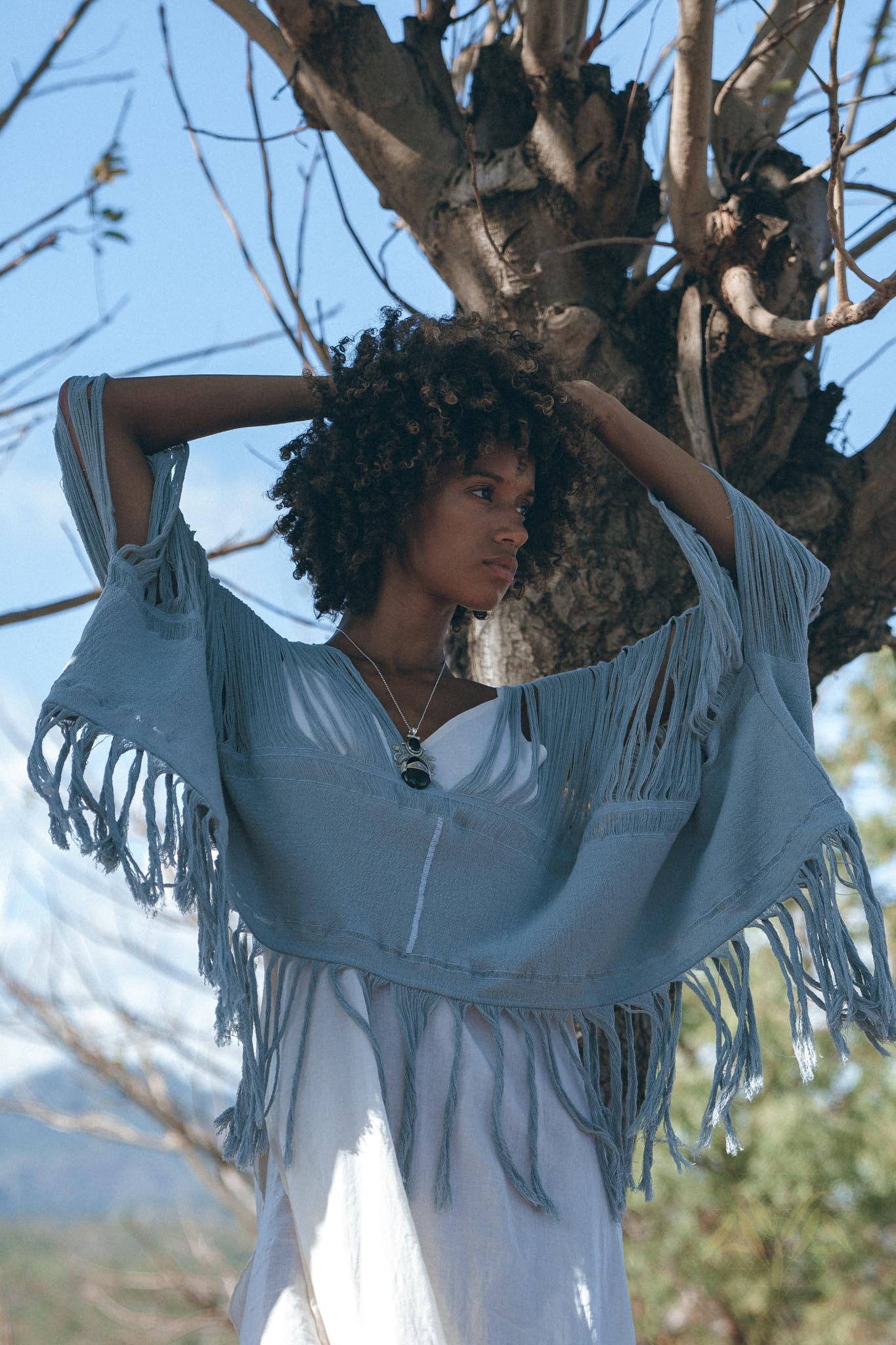 Hand Loomed Cotton Blouse • Boho Top Women • See Through Bohemian Top - AYA SW IDR