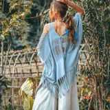Hand Loomed Cotton Blouse • Boho Top Women • See Through Bohemian Top - AYA SW IDR