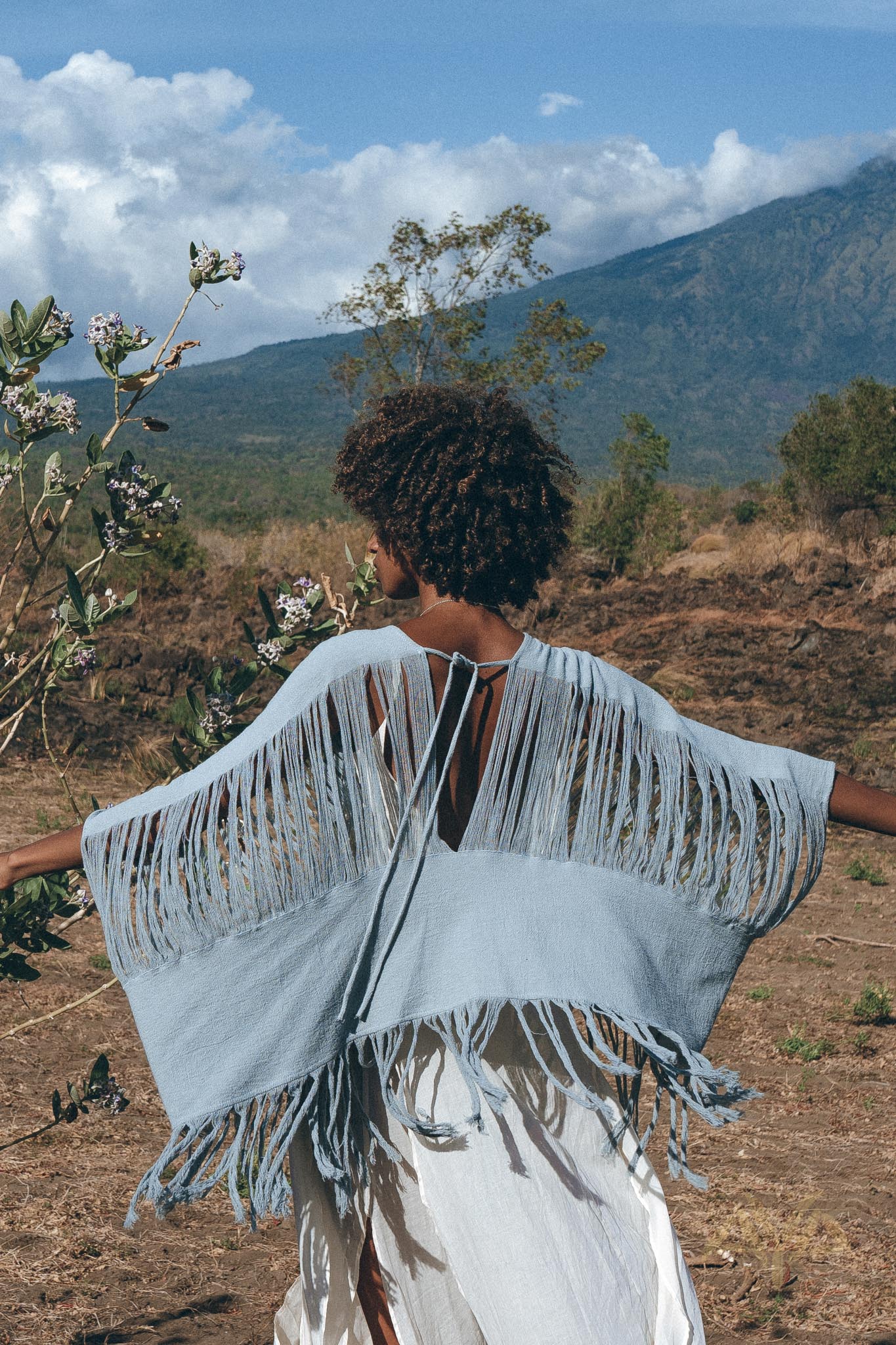 Hand Loomed Cotton Blouse • Boho Top Women • See Through Bohemian Top - AYA SW IDR