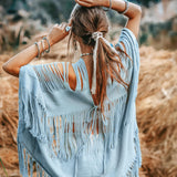 Hand Loomed Cotton Blouse • Boho Top Women • See Through Bohemian Top - AYA SW IDR