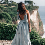 Light Blue Nomad Spirit Dress (Plus Size Dress Adjustable) - AYA SW IDR