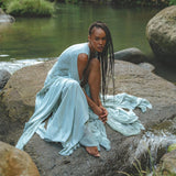 Stay Stylish and Breezy in Aya Sacred Wear's Light Cotton Formal Wrap Dress