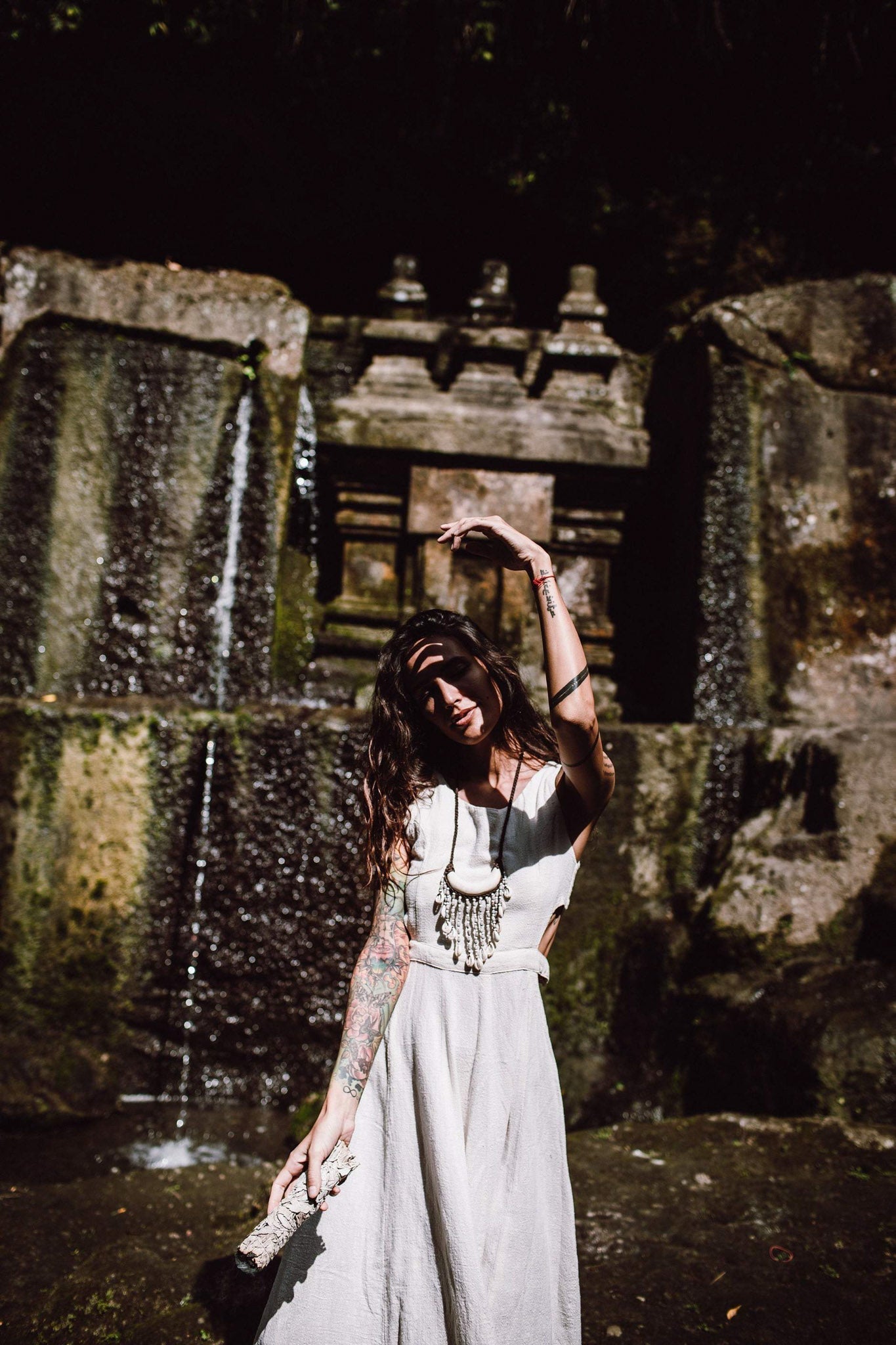 Long Boho Simple Wedding Dress - AYA SW IDR