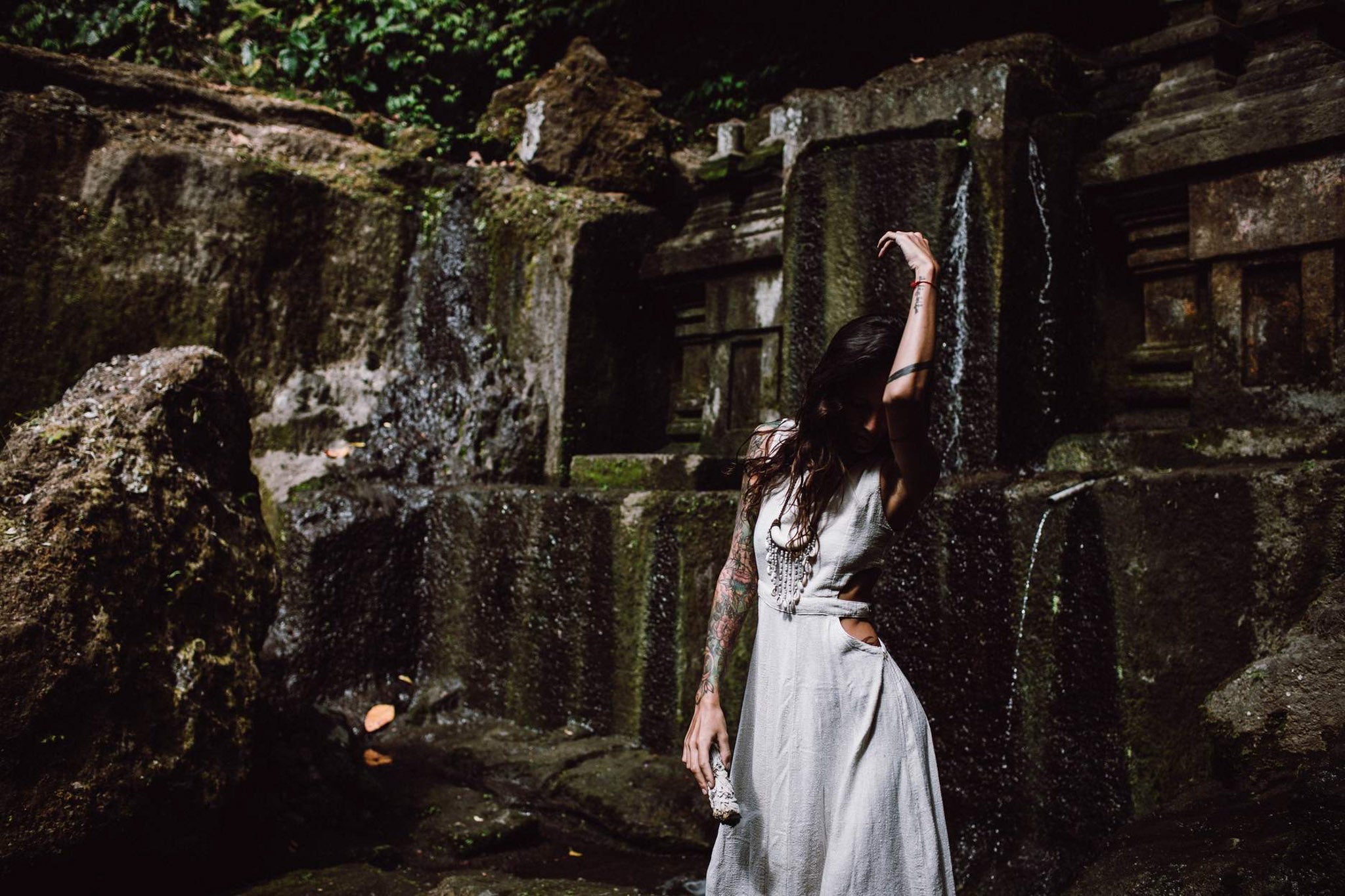 Long Boho Simple Wedding Dress - AYA SW IDR