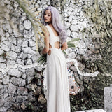 Long Boho Simple Wedding Dress - AYA SW IDR