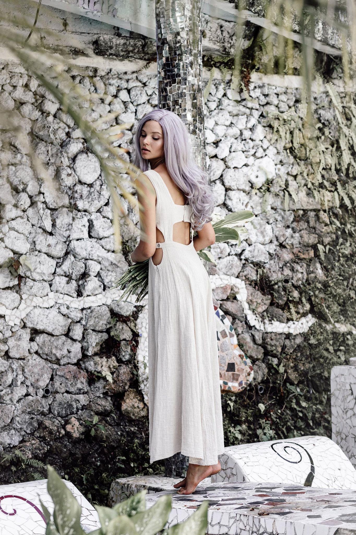 Long Boho Simple Wedding Dress - AYA SW IDR
