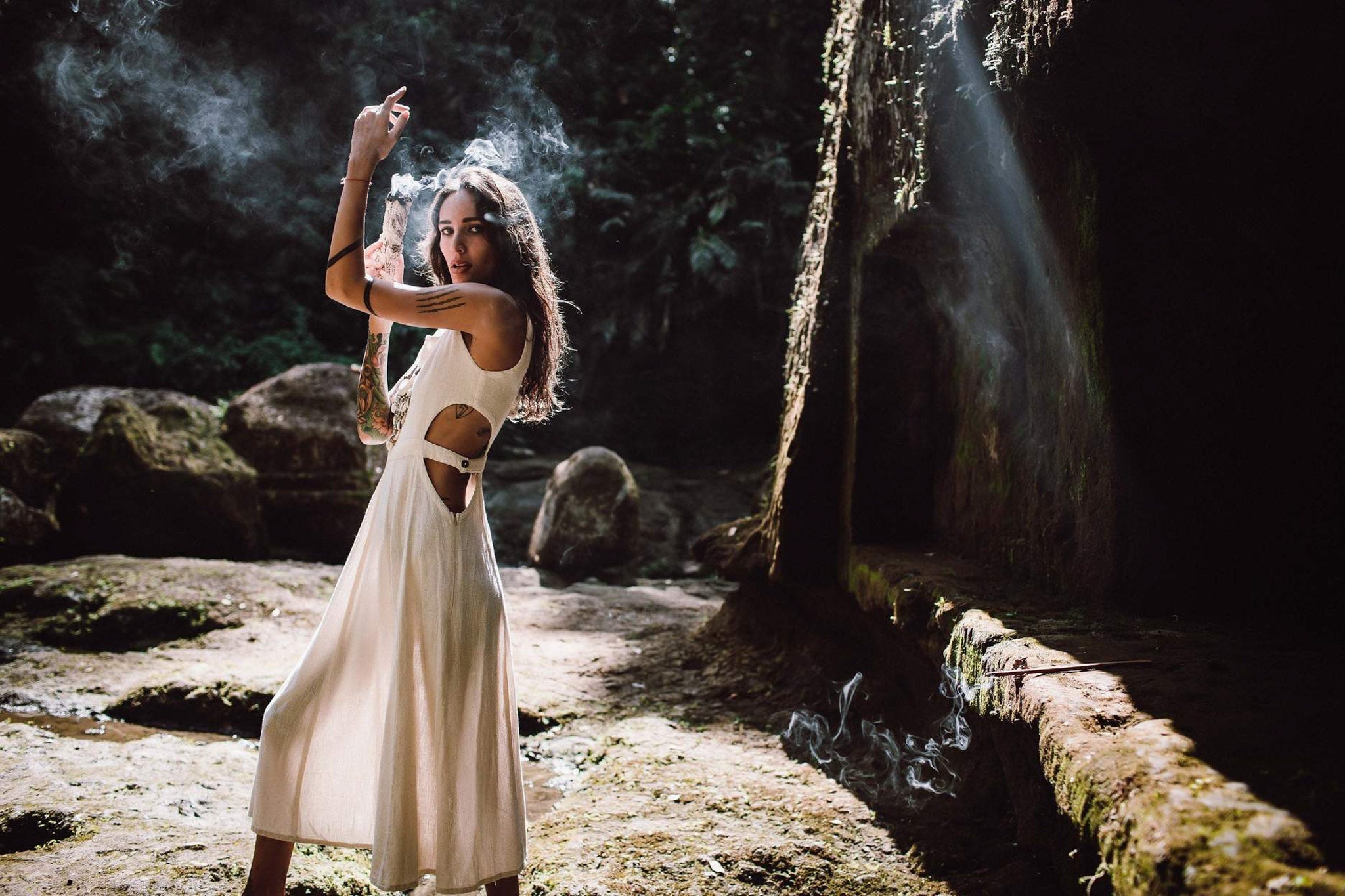 Long Boho Simple Wedding Dress - AYA SW IDR