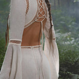 Mandara Dress in Ivory Colour – Organic Boho Wedding Dress - AYA SW IDR