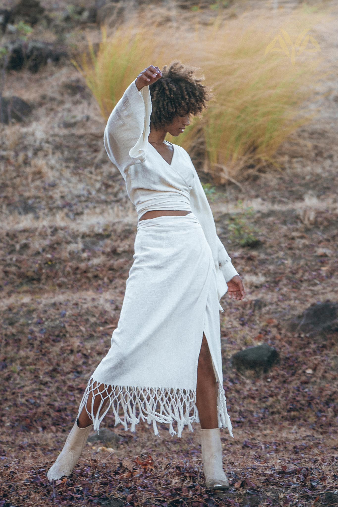Maxi Skirt • Boho Wrap Skirt • Long Maxi Skirt • Wrap Around Skirt • Bohemian Tribal Skirt Women - AYA SW IDR