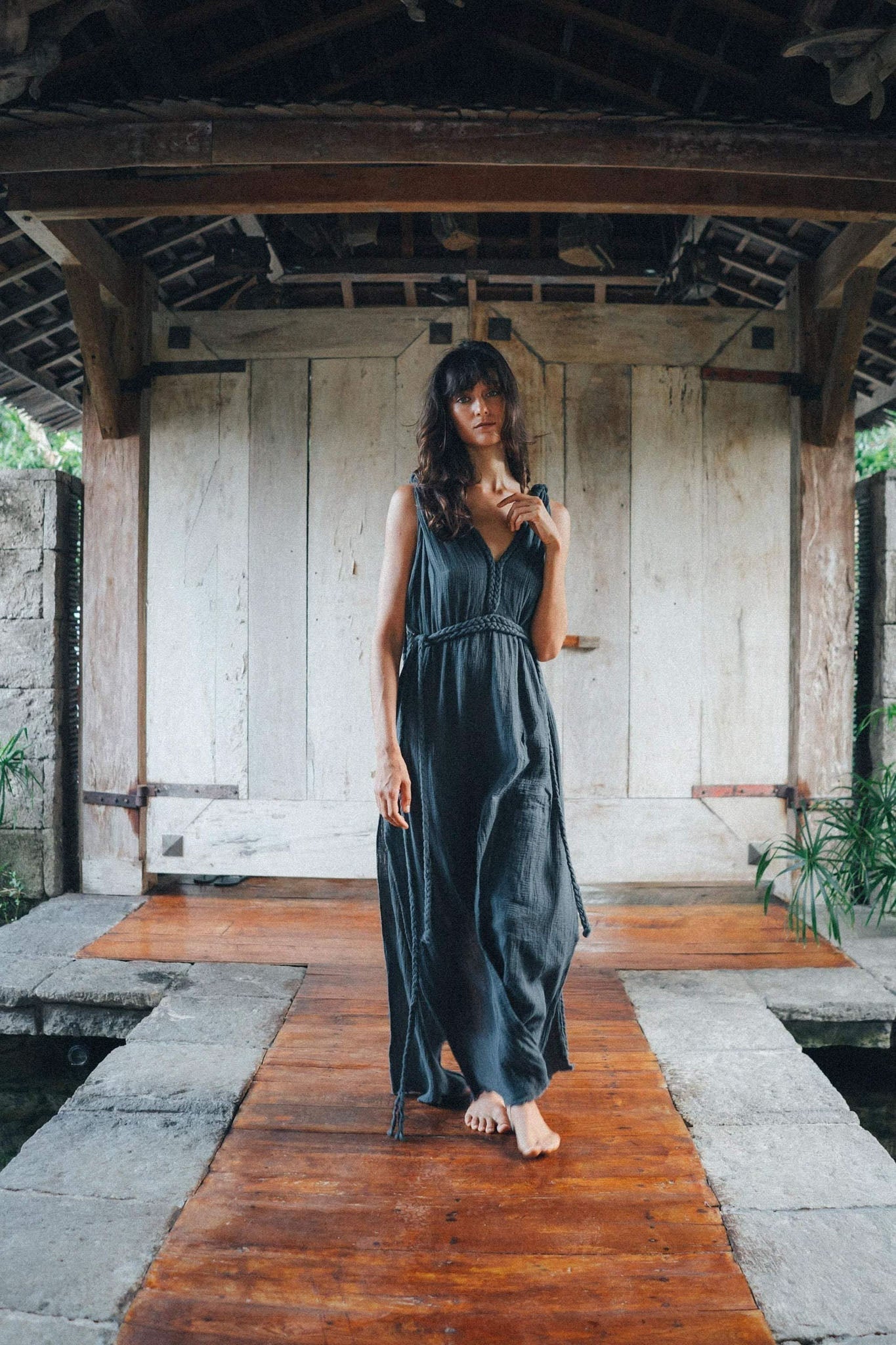 Navy Blue Nomad Spirit Dress (Adjustable size, multiway dress) - AYA SW IDR