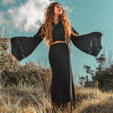 Wrap Maxi Skirt, Boho Maxi Skirt, Wrap Around Skirt - AYA Sacred Wear