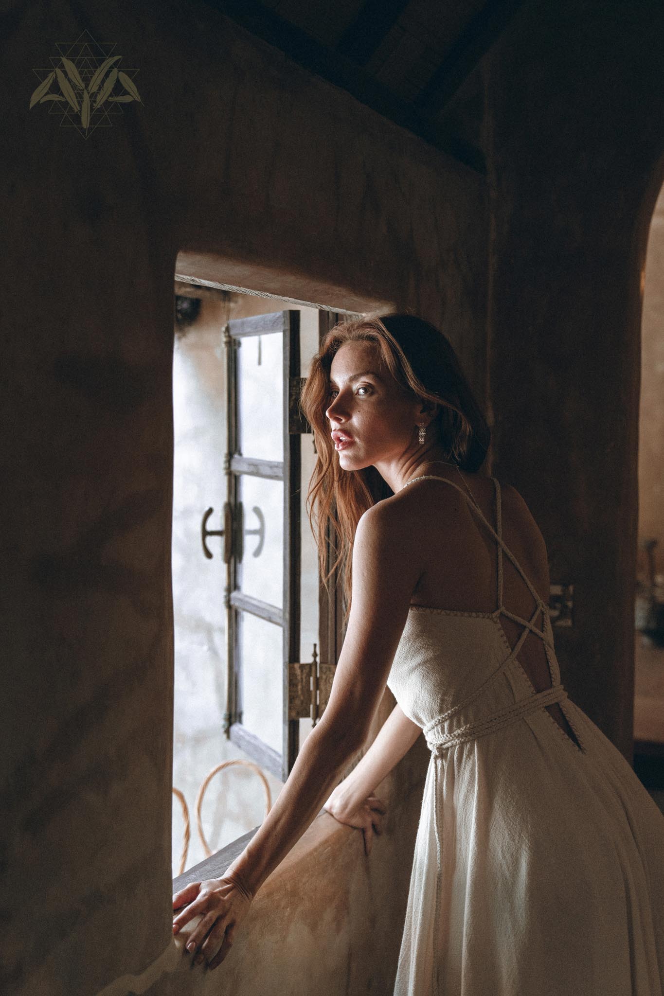 Off - White Boho Dress • Goddess Dress • Simple Wedding Dress - AYA SW IDR