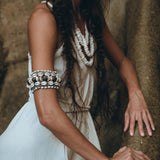 Off - White Boho Dress • Goddess Dress • Simple Wedding Dress - AYA SW IDR