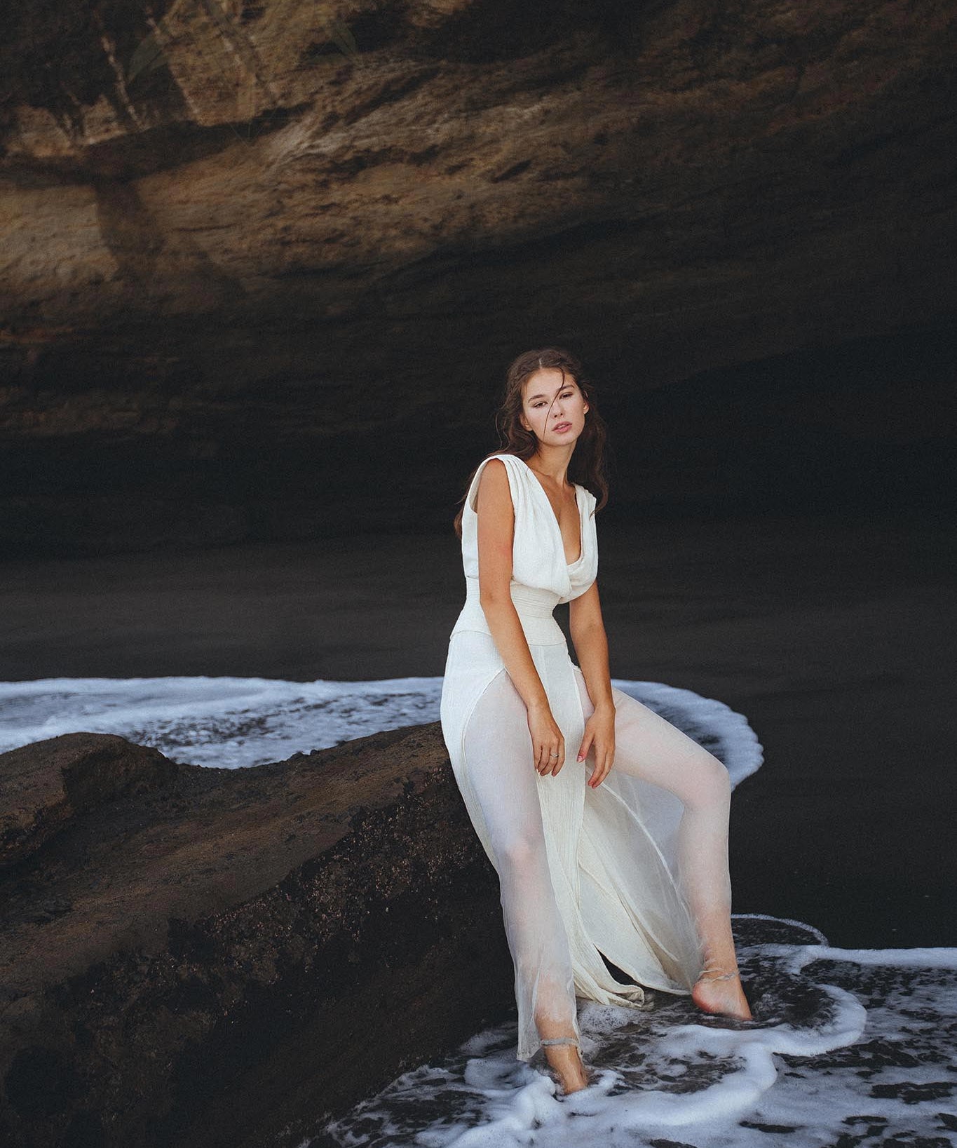 Off - White Boho Jumpsuit Women • Peace Silk & Cotton Romper for Women - AYA SW IDR