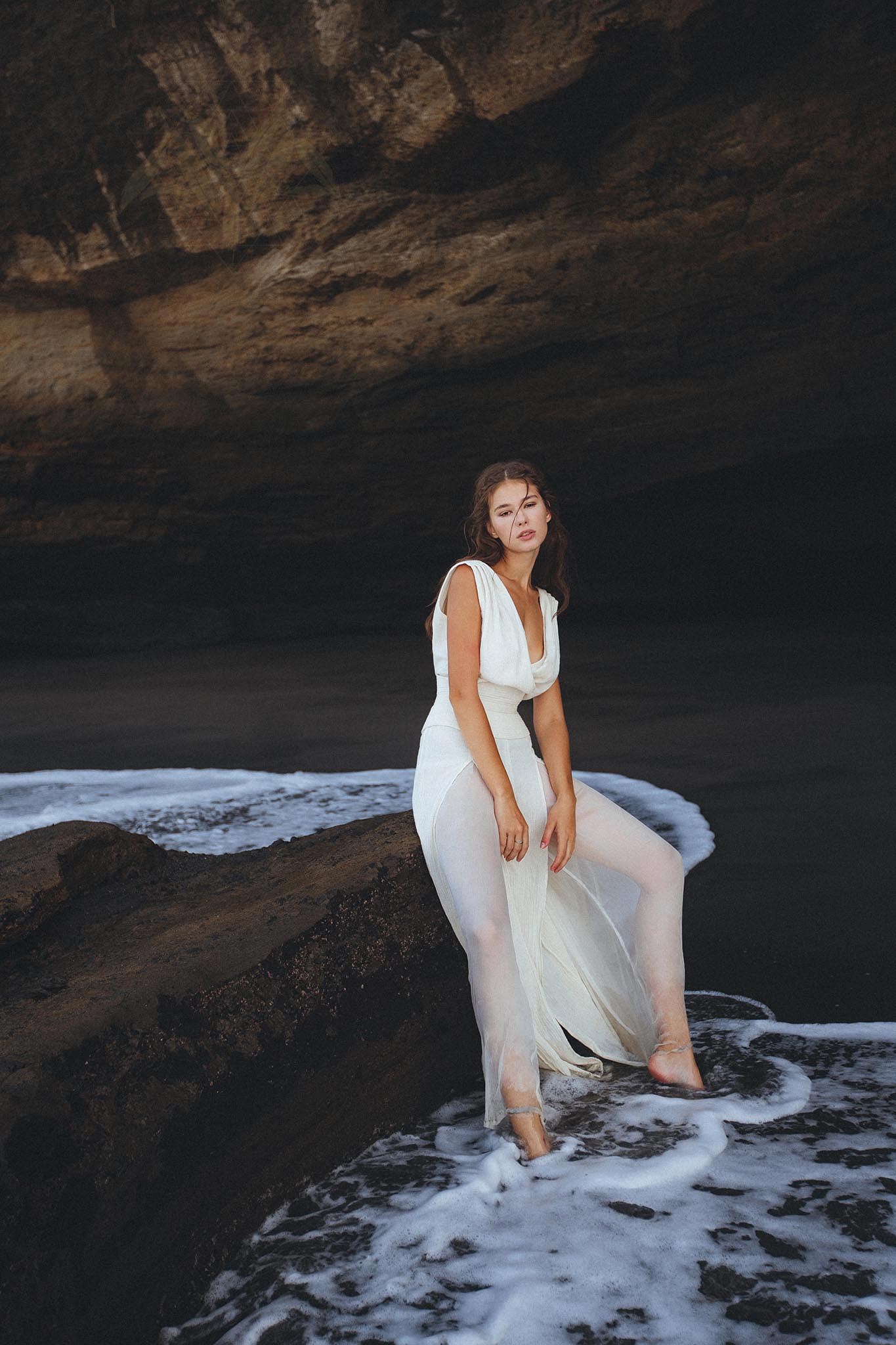 Off - White Boho Jumpsuit Women • Peace Silk & Cotton Romper for Women - AYA SW IDR