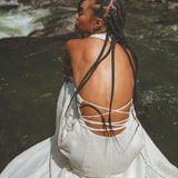 Off - White Harmonia Dress • Bohemian Back Laces Dress • Bridesmaid Wedding Dress - AYA SW IDR