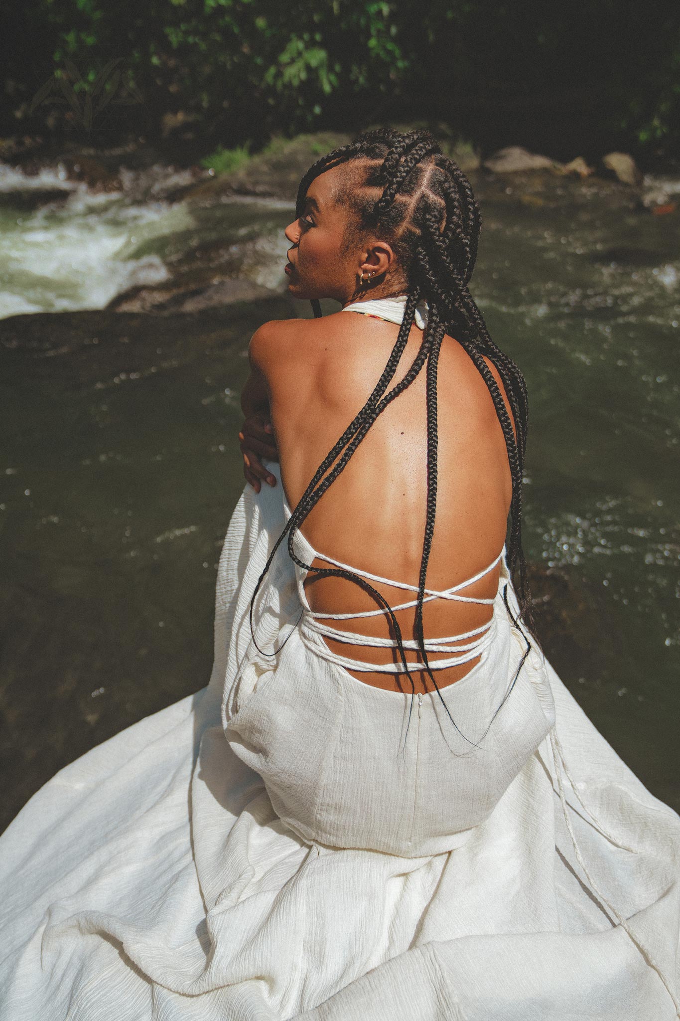 Off - White Harmonia Dress • Bohemian Back Laces Dress • Bridesmaid Wedding Dress - AYA SW IDR