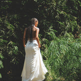 Off - White Harmonia Dress • Bohemian Back Laces Dress • Bridesmaid Wedding Dress - AYA SW IDR