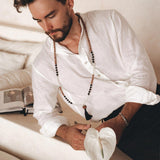 Off - White Linen Classic Minimalist Shirt for Men - AYA SW IDR