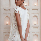 Off - White Mini Dress • Sleeveless Open Sides Dress • Ladders Sides Dress - AYA SW IDR