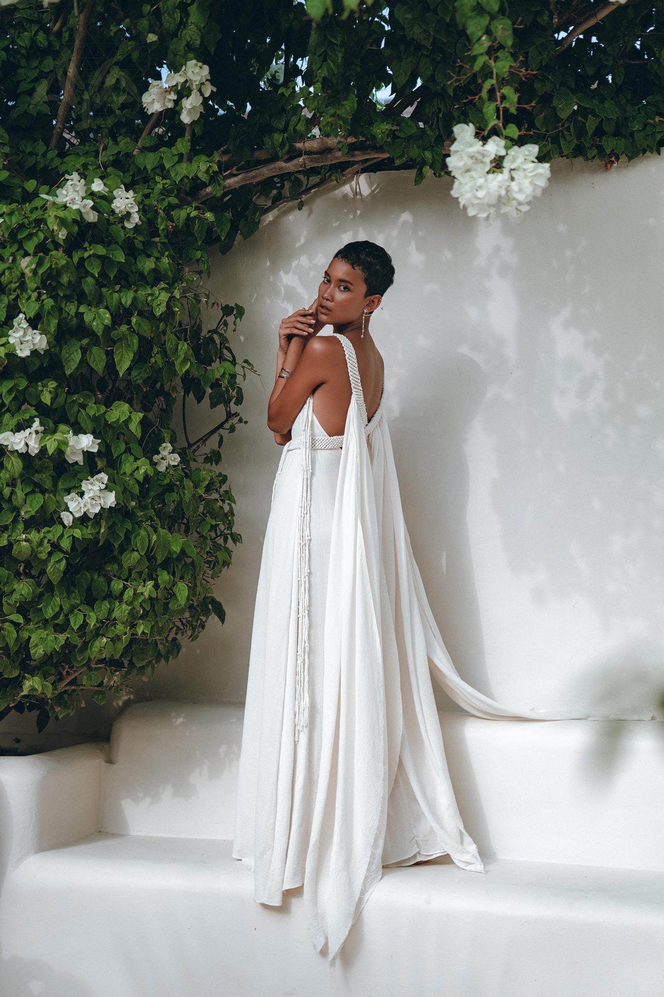 boho macrame wedding dress Grecian macrame wedding dress: Brielle