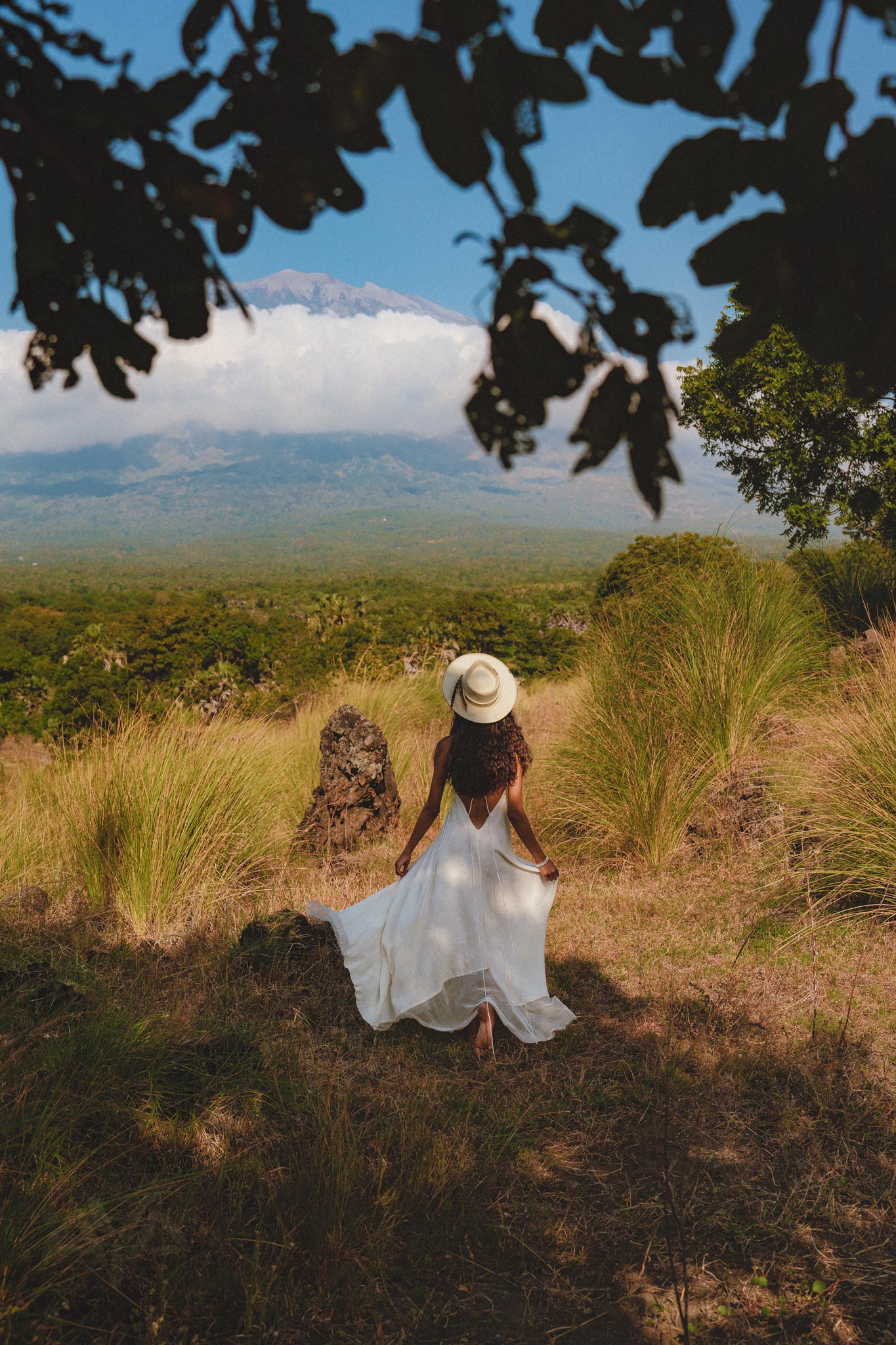 Off White Padma Dress • Linen Cotton Wedding Dress • Boho Beach Dress - AYA SW IDR