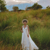 Off White Padma Dress • Linen Cotton Wedding Dress • Boho Beach Dress - AYA SW IDR