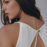 Off - White Simple Boho Wedding Dress - AYA SW IDR