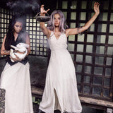 Off - White Simple Boho Wedding Dress - AYA SW IDR