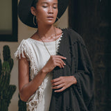 Boho Open Sides Dress, Light Olive Dress, Ladders Sides Mini Dress - AYA Sacred Wear