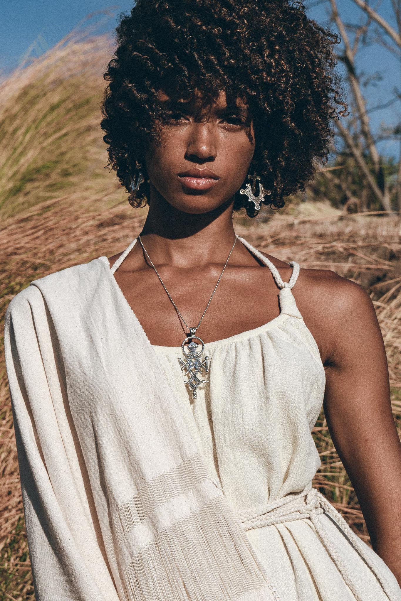 Preorder! Boho Fringe Shawl • Cotton Scarf • Organic Wedding Shawl - AYA Sacred Wear