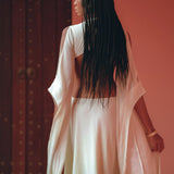 Ombré Green Organic Wedding Boho Dress for Women - AYA SW IDR
