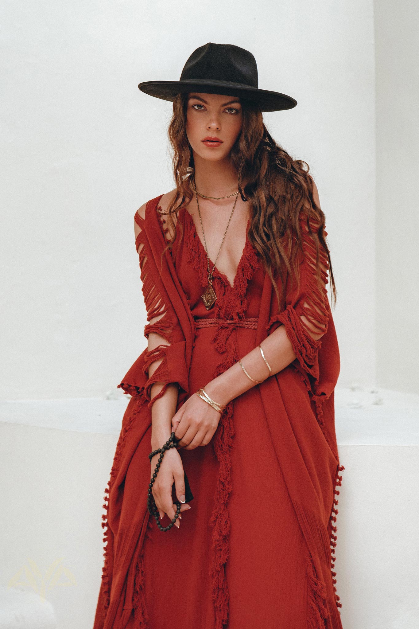Organic Cotton Poncho • Tribal Kimono Cover Up • Boho Cardigan Women - AYA SW IDR