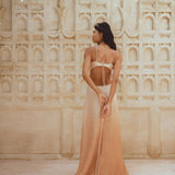 Bridesmaid Ring Dress in breathable organic linen, adaptable for best neck fitting. A bohemian sexy dress that's perfect for special occasions.