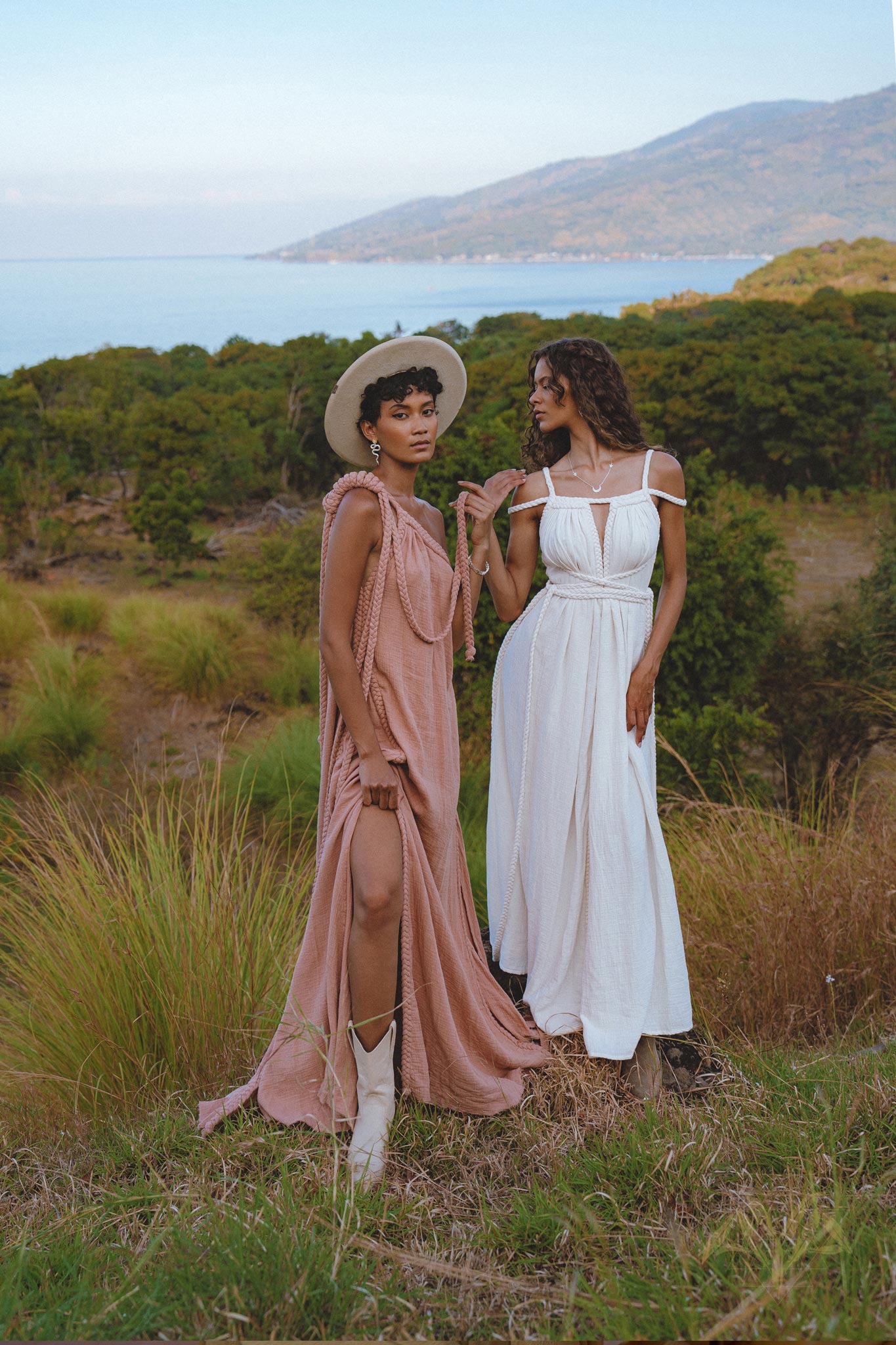 Pink Aurora Greek Goddess Dress • Boho Macrame Dress • Boho Sustainable Dress Pink Aurora Greek Goddess Dress • Boho Macrame Dress • Boho Sustainable Dress