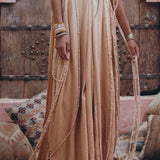 Powder Pink Athena Cape • Ombré Braided Lightweight Kimono • Macrame Robe for Women - AYA SW IDR