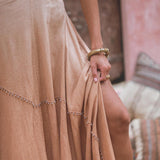 Powder Pink Bhakti Dress • Organic Cocktail Dress • Ombré Minimalist Dress - AYA SW IDR