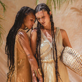 Powder Yellow Athena Cape • Bohemian Ombré Macrame Cape Dress • multiway Cover Up - AYA SW IDR