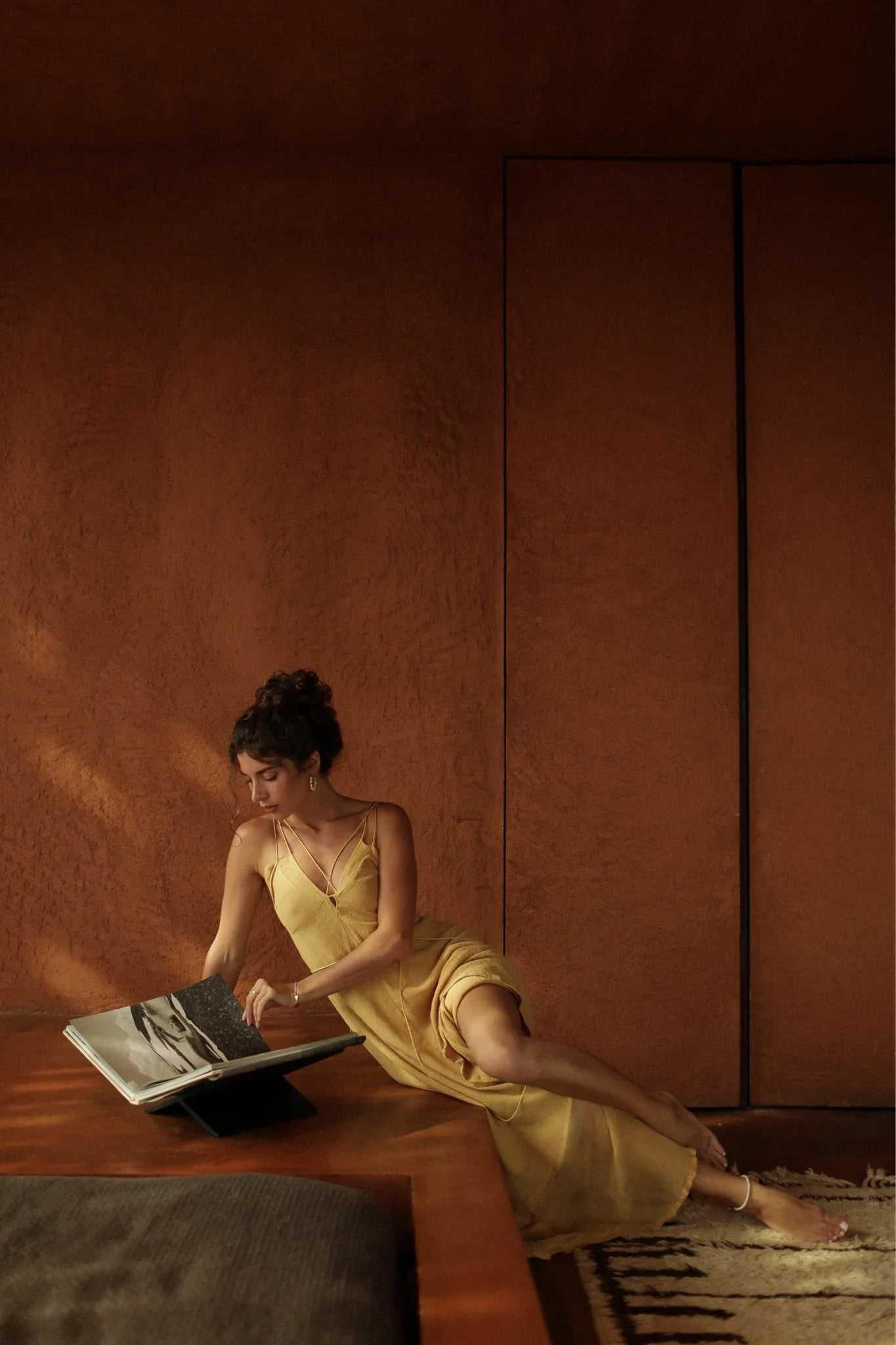 Powder Yellow Padma Dress • Boho Backless Dress • Sleeveless Elegant Dress - AYA SW IDR