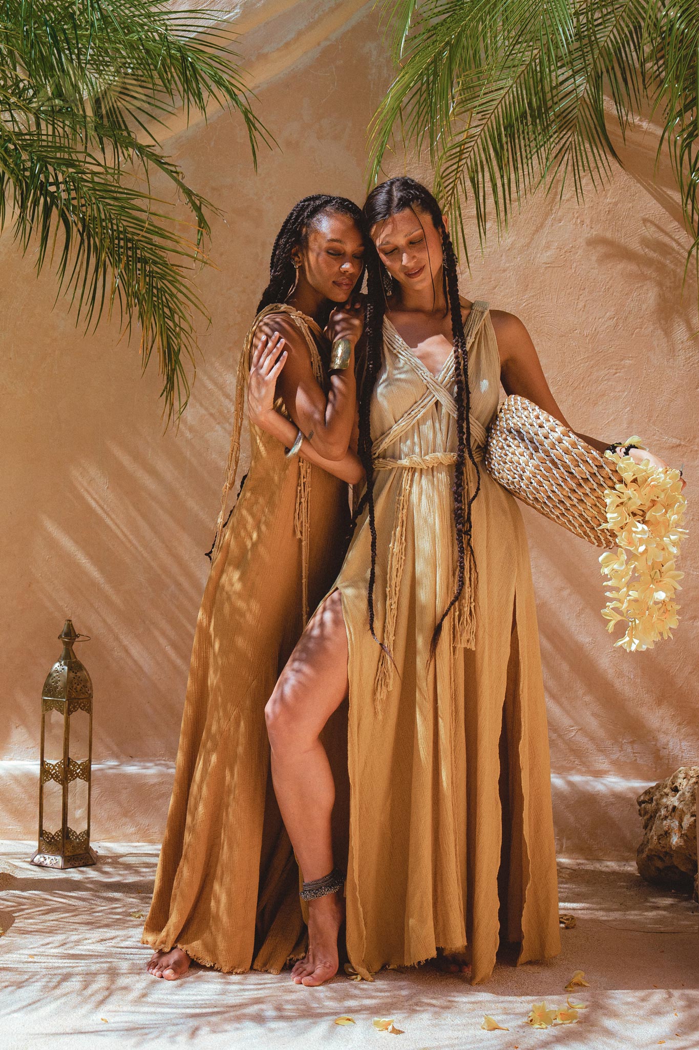 Get the perfect look with Aya Sacred Wear's Powder Yellow Cover Up.