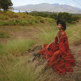 Red Rose Makosh Goddess Dress • Boho Fairy Wings Dress • Light Cotton Formal Dress - AYA SW IDR