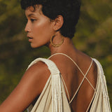 Sage Green Athena Cape • Ombré Boho Long Robe for Women • Multiway Robe Dress - AYA SW IDR