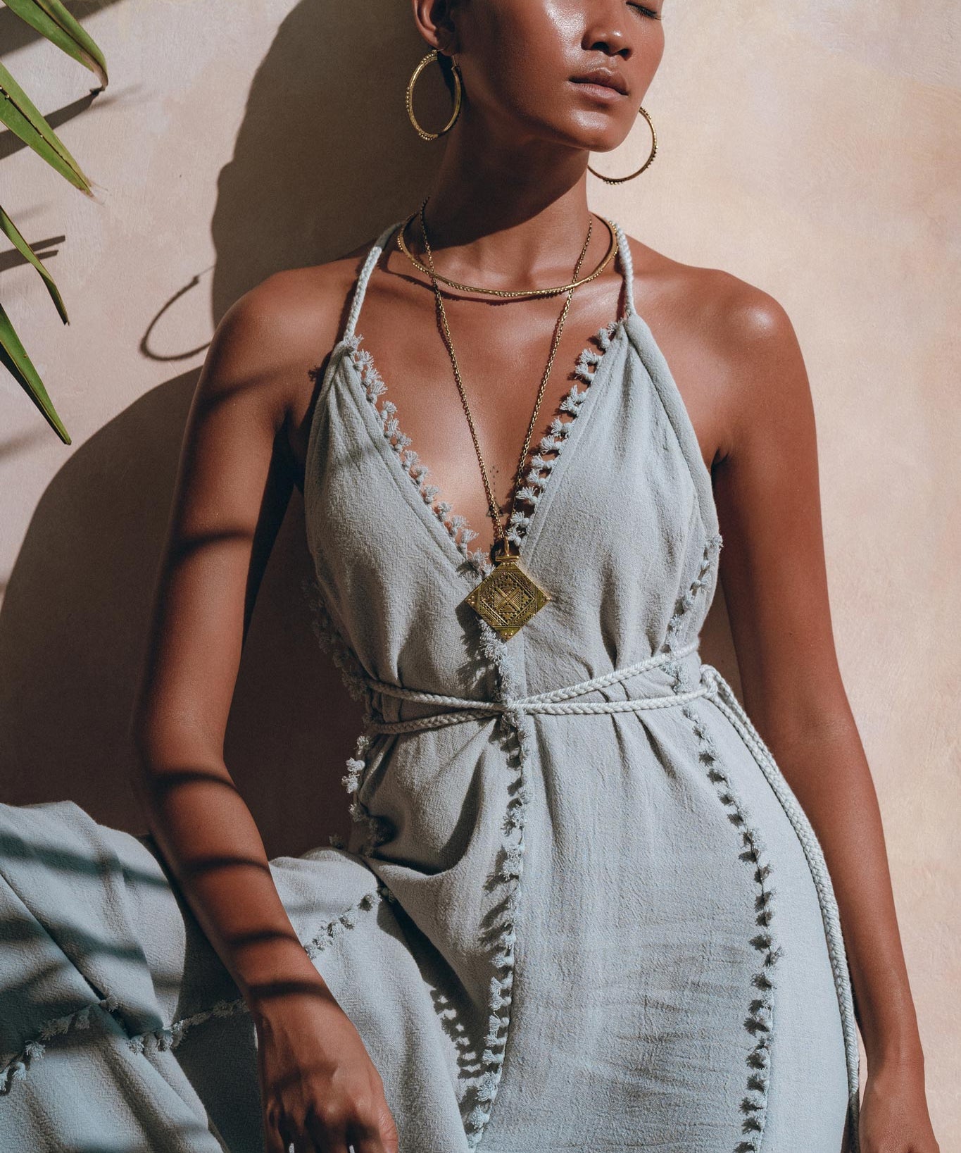 Boho Goddess Dress, Bohemian Prom Women Dress, Open Back Dress - AYA Sacred Wear