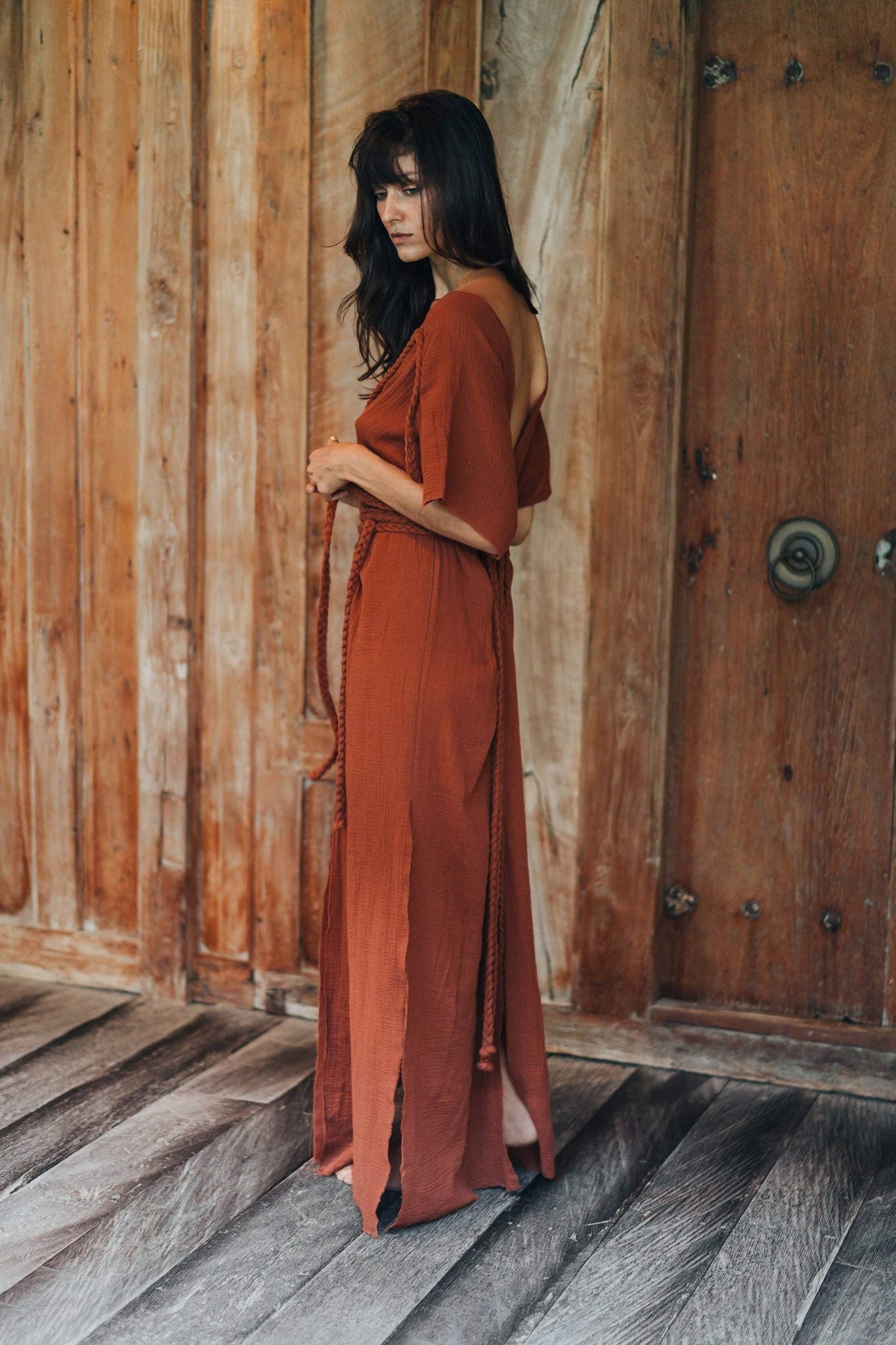 Terracotta Nomad Spirit Dress (Adjustable size, multiway dress) - AYA SW IDR