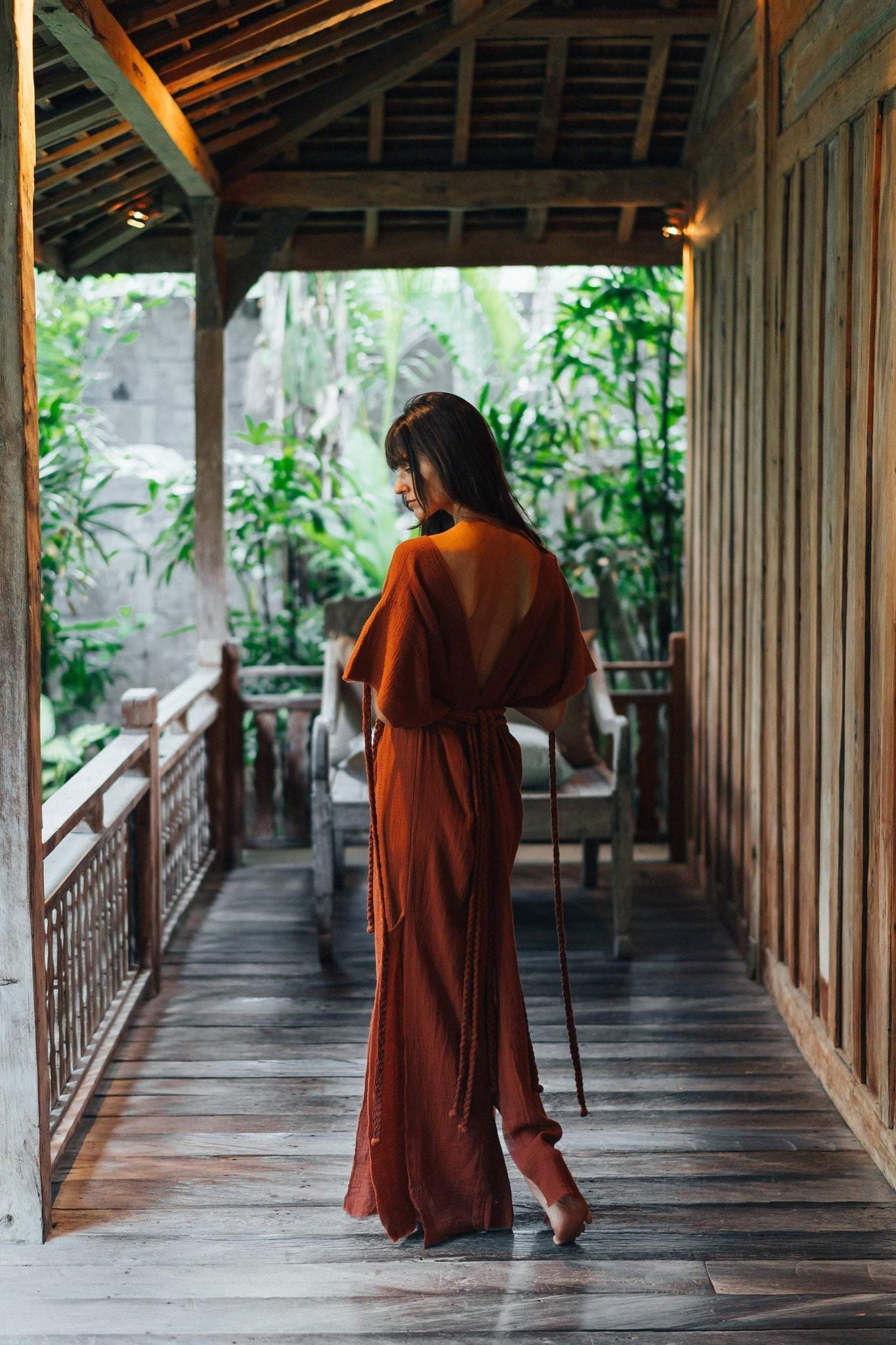 Terracotta Nomad Spirit Dress (Adjustable size, multiway dress) - AYA SW IDR
