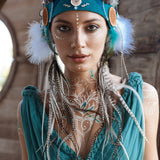 Turquoise Nomad Spirit Dress (Adjustable size, multiway dress) - AYA SW IDR