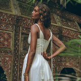 Underbust Bridal Waist Corset for Women • Bohemian Bustier Top - AYA SW IDR